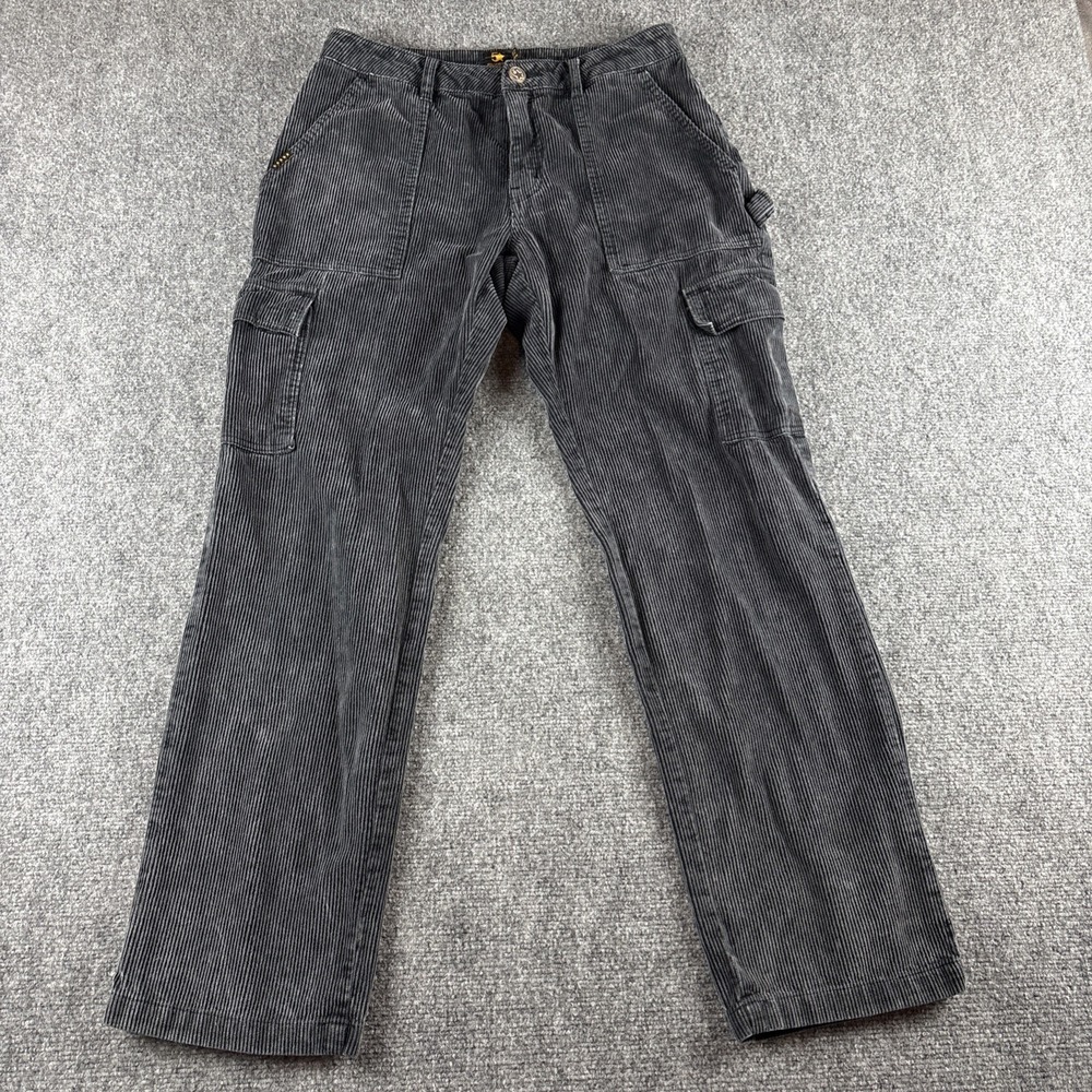 Fivestar General Black Corduroy Carpenter Cargo Pants Utility - Womens Size 7